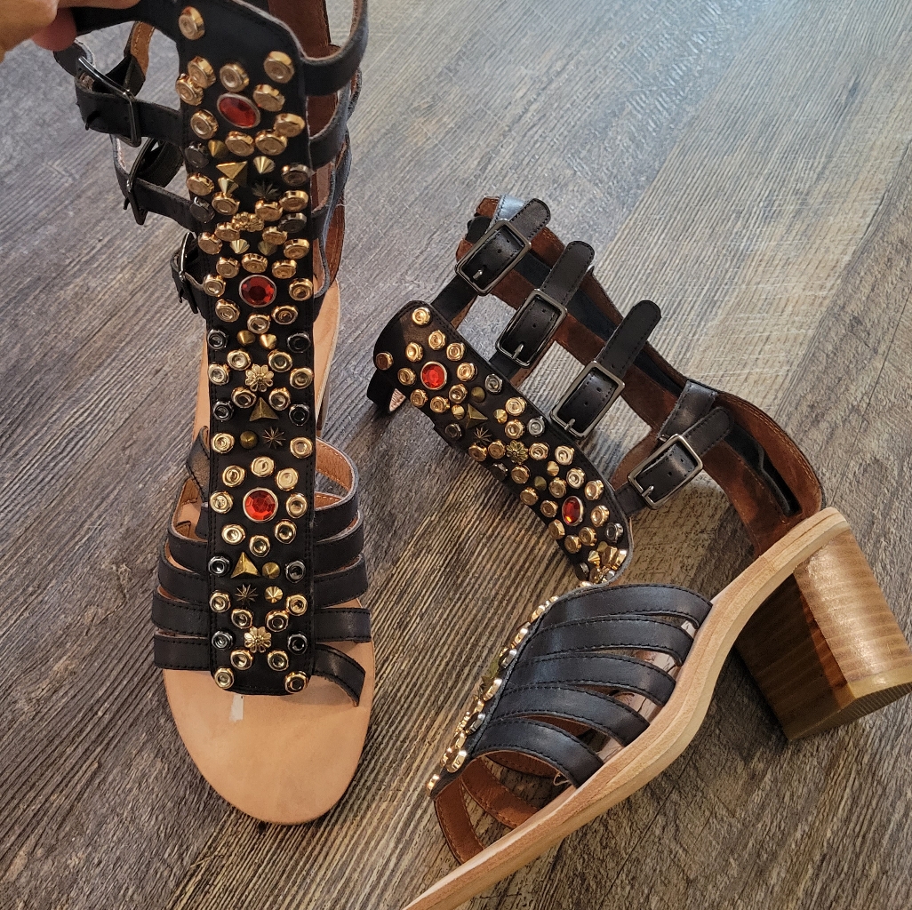 Jeffrey Campbell Klamath Gladiator Embellished Sandals